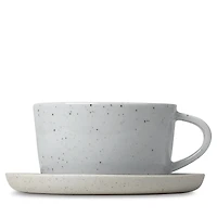 Blomus Sablo Coffee Cups with Saucers, Set of 2