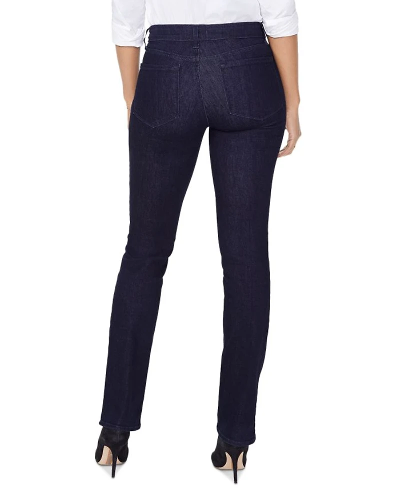 Petite Marilyn High Rise Straight Jeans Quinn