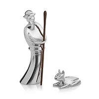 Miniature Nativity Shepherd & Lamb
