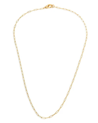 Oval Link Chain Convertible Necklace, 18"