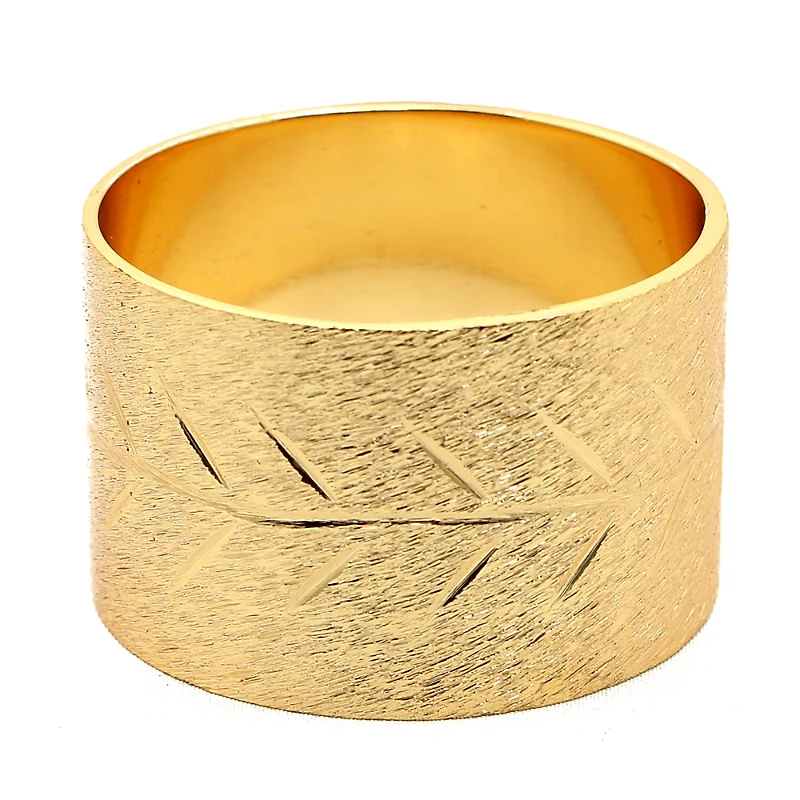 Aman Imports Metal Cylinder Napkin Ring - Exclusive