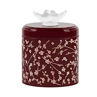 Lalique Fleurs de Cerisier Lacquered Wood Box, Large