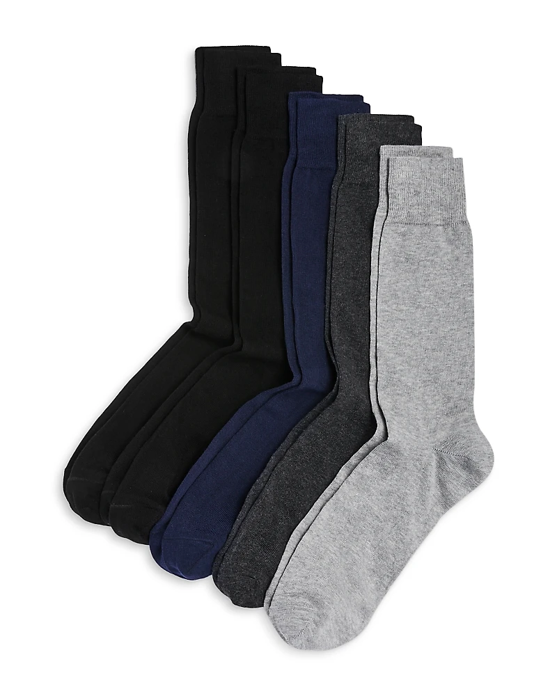 The Men's Store at Bloomingdale's Solid Crew Socks, Pack of 5 - Exclusive