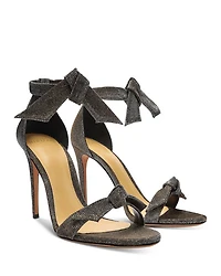 Women's Clarita Glitter Ankle Strap High Heel Sandals