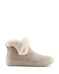 Women's Duffy Polar Plush Waterproof Suede Booties