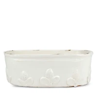 Vietri Rustic Garden Linen Basil Oval Planter