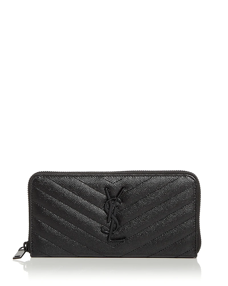 Saint Laurent Monogram Continental Zip Wallet