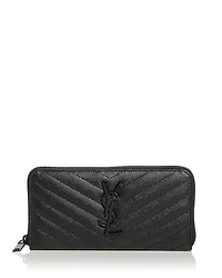Saint Laurent Monogram Continental Zip Wallet