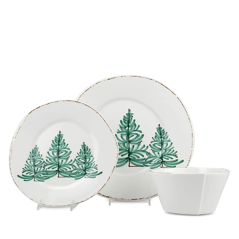 Vietri Melamine Lastra Holiday Piece Place Setting