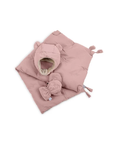 Unisex Le Cub Mitten, Hat & Blanket Set Airy - Baby