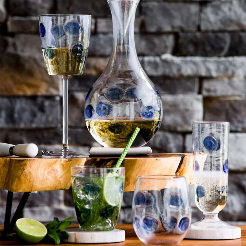 Drop White Wine Glass