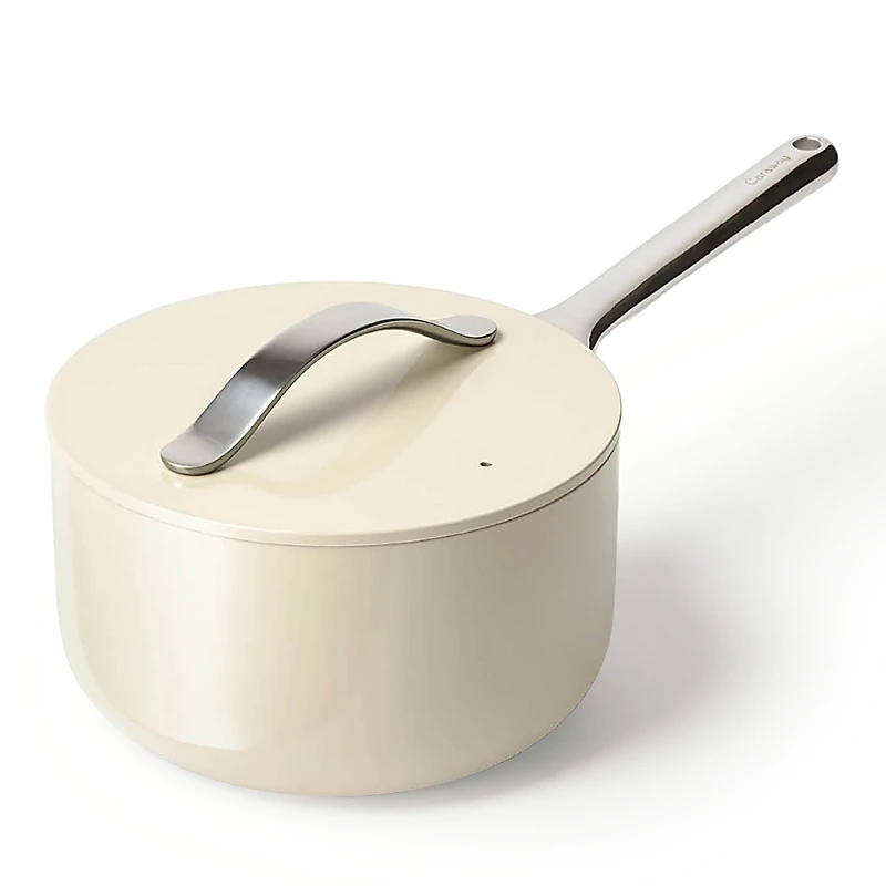 Caraway Non Toxic Ceramic Non Stick Saucepan & Lid