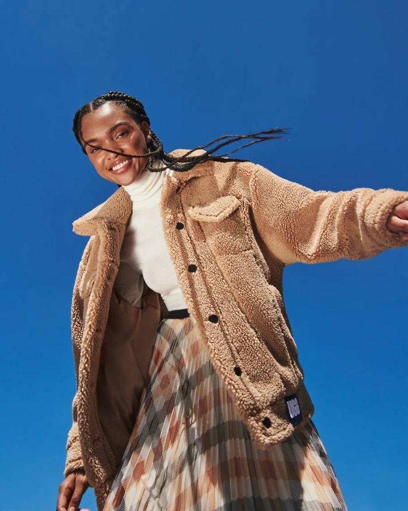 Frankie Sherpa Trucker Jacket