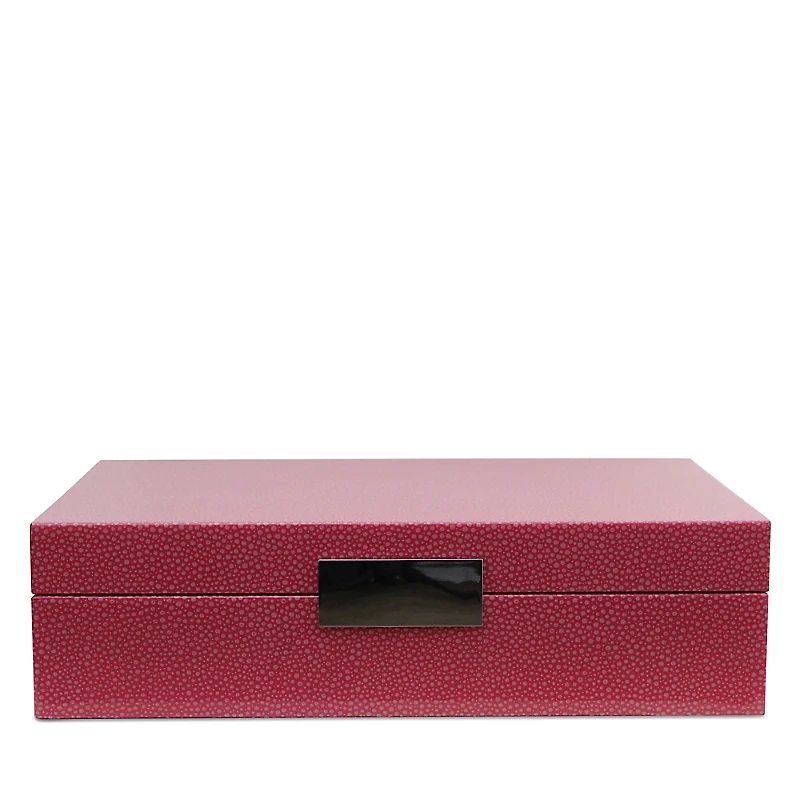 Addison Ross Faux Shagreen Lacquer Box - Large