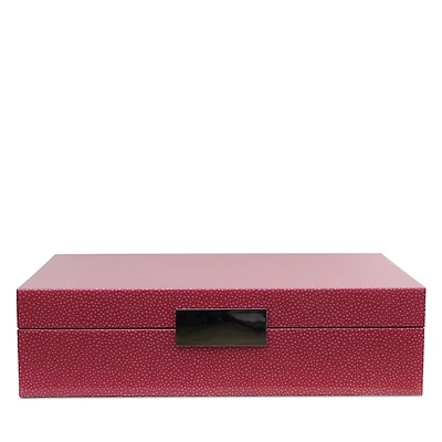Addison Ross Faux Shagreen Lacquer Box - Large