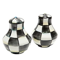 Mackenzie-Childs Courtly Check Enamel Salt & Pepper Shakers