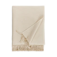Sferra Bristol Basketweave Cotton & Alpaca Throw