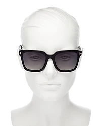 Selby Polarized Square Sunglasses, 54mm