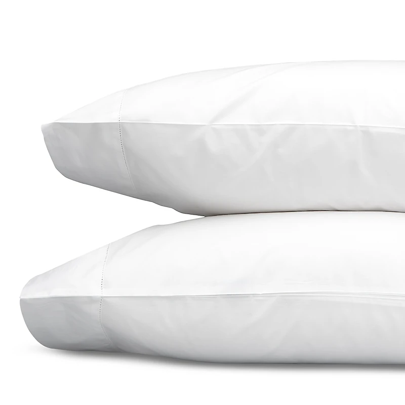 Matouk Positano Hemstitch Wrinkle Free King Pillowcase, Pair