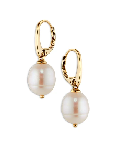 Nadri Cultured Baroque Freshwater Pearl Drop Earrings