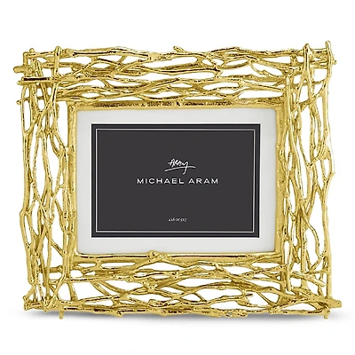 Michael Aram Gold-Tone Twig Frame, 7 x 5