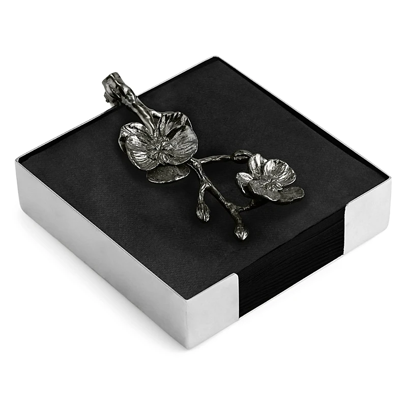 Michael Aram Black Orchid Cocktail Napkin Holder