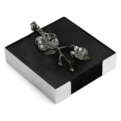 Michael Aram Black Orchid Cocktail Napkin Holder
