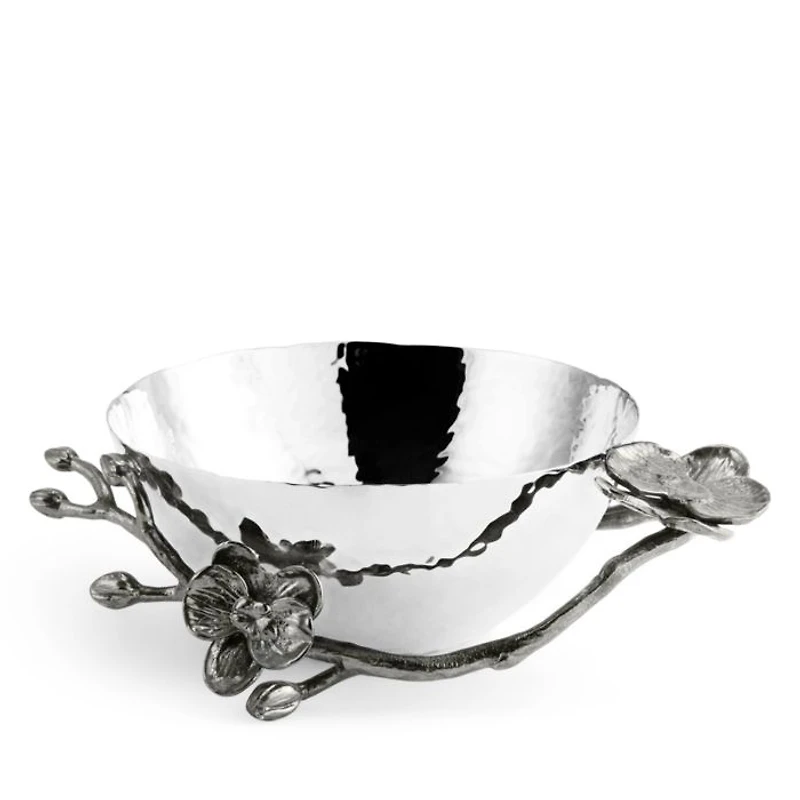 Black Orchid Nut Bowl