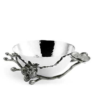 Black Orchid Nut Bowl