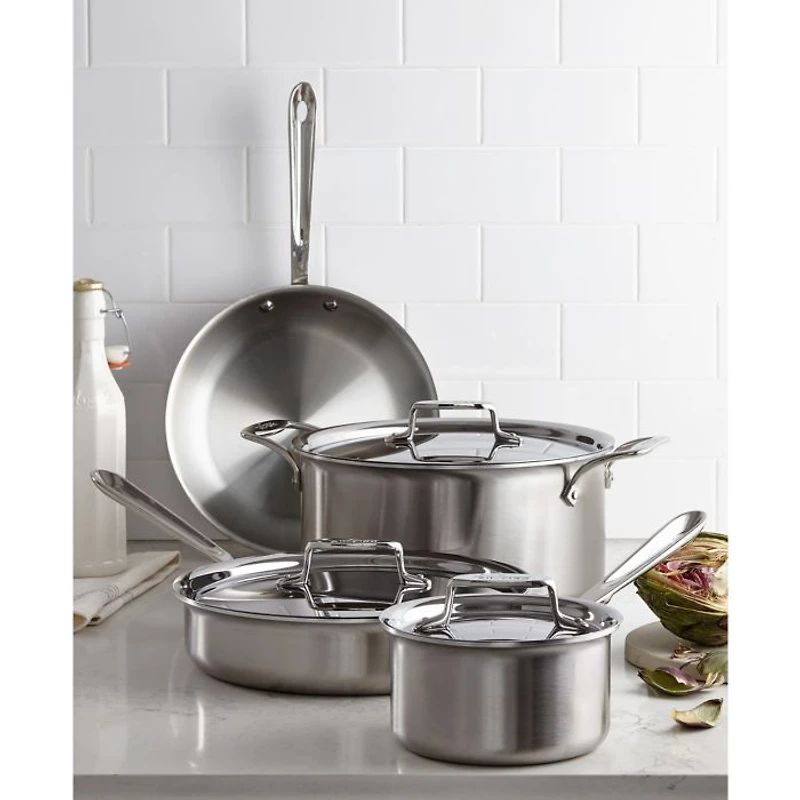 D5 Stainless Brushed 7-Piece Cookware Set - Exclusive