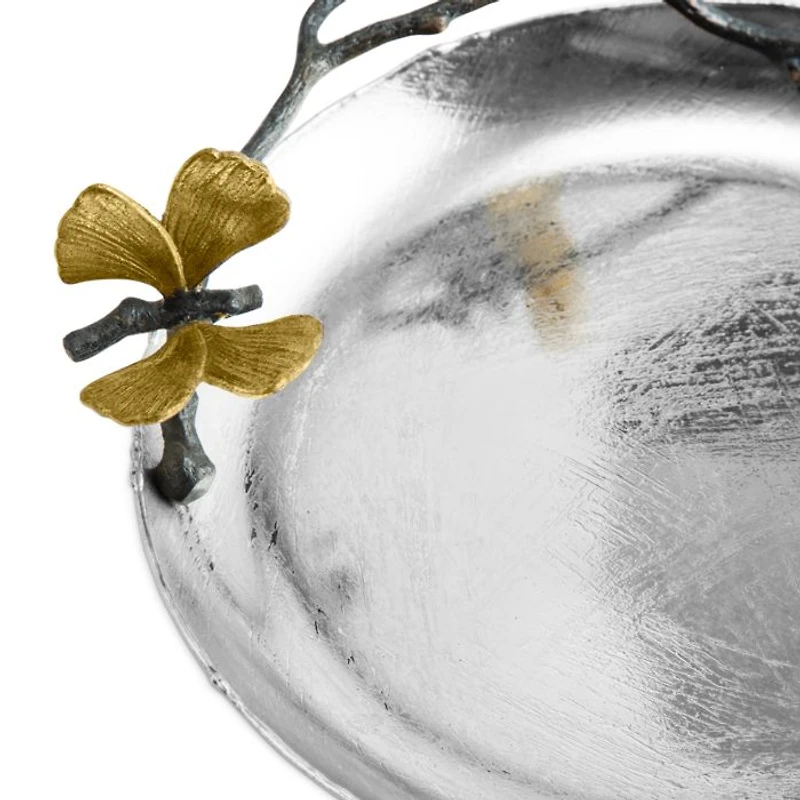 Butterfly Ginkgo Round Platter