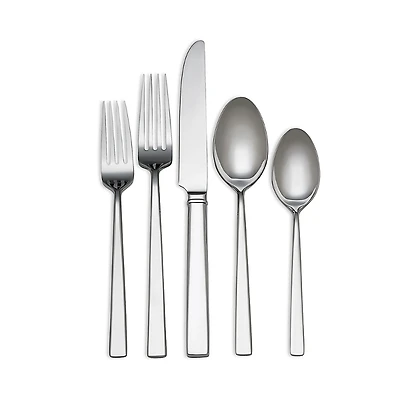 Reed & Barton Cole Stainless Steel 65 Piece Flatware Set, Service for 12