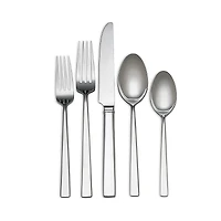 Reed & Barton Cole Stainless Steel 65 Piece Flatware Set, Service for 12