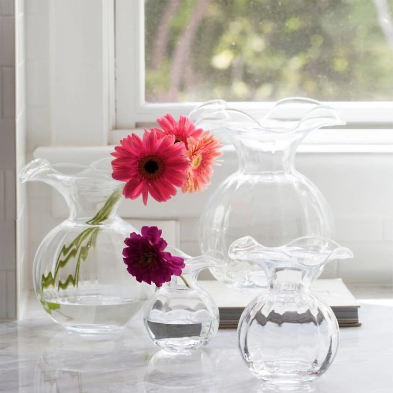 Hibiscus Small Fluted Vase