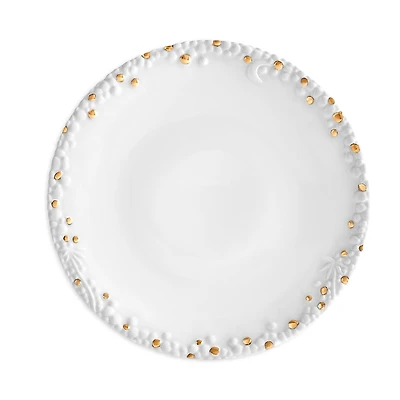 L'Objet Haas Mojave Dessert Plate with Gold Accents
