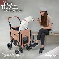 Pet Stroller for Large Dogs, Medium Dogs, Cats