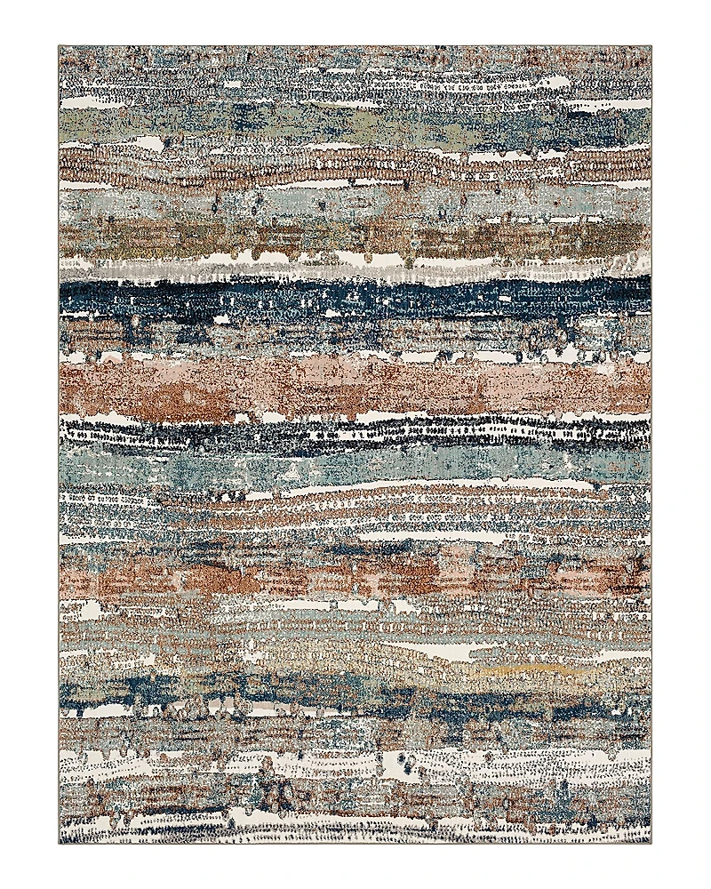 Karastan Epiphany Colorful Waves Area Rug