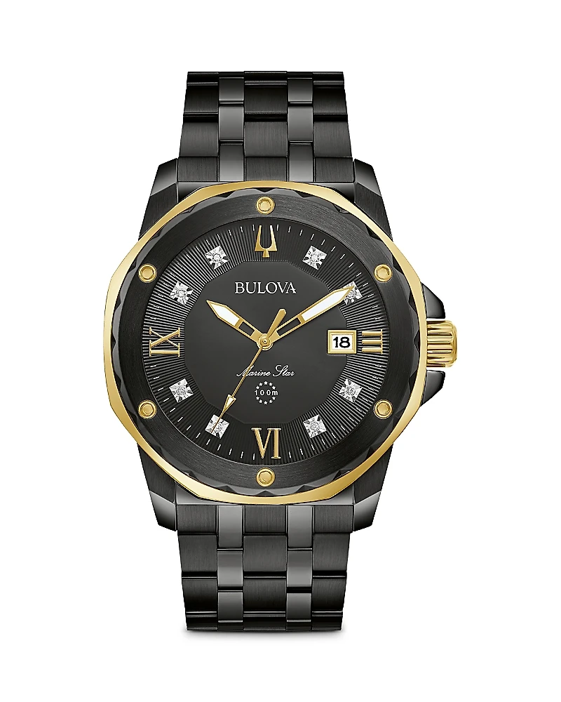 Bulova Marine Star Watch, 44mm
