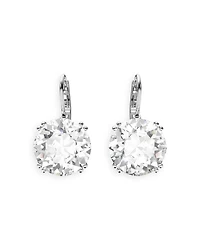 Millenia Crystal Drop Earrings in Rhodium Plated