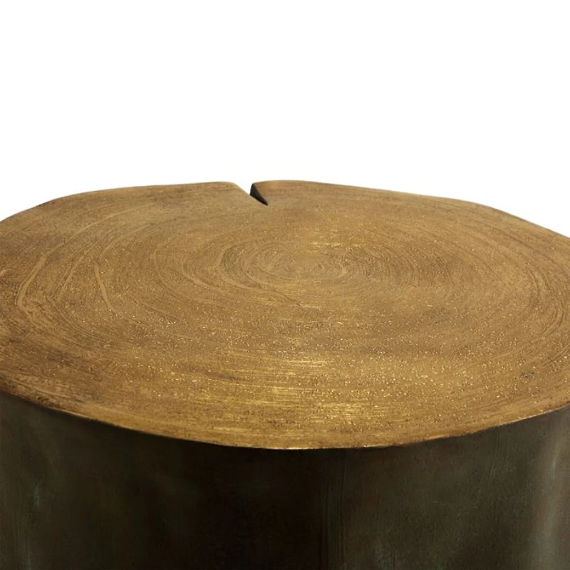 Etched Brass Stool, Large