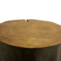 Etched Brass Stool, Large