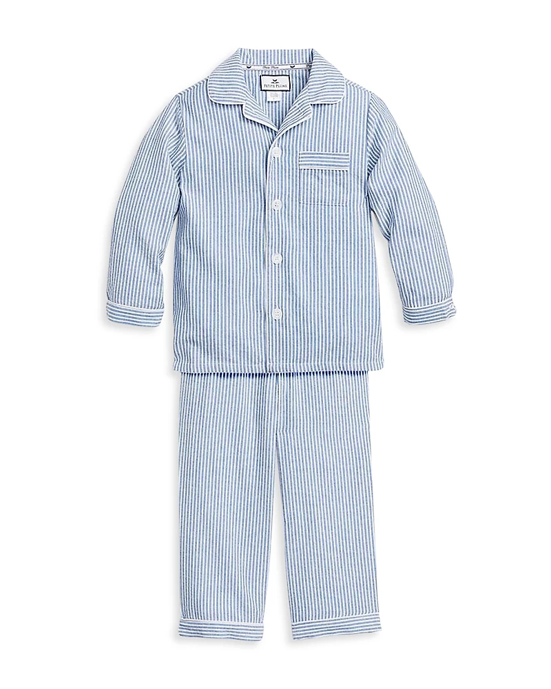 Petite Plume Boys' Seersucker Pajama Set - Baby, Little Kid, Big Kid