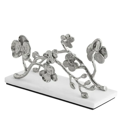 White Orchid Vertical Napkin Holder