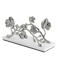 White Orchid Vertical Napkin Holder