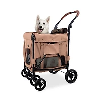 Ibiyaya Pet Stroller for Large Dogs, Medium Dogs, Cats