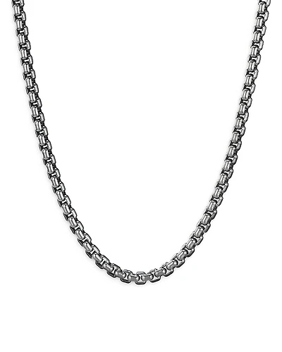 David Yurman Stainless Steel Box Chain 4mm