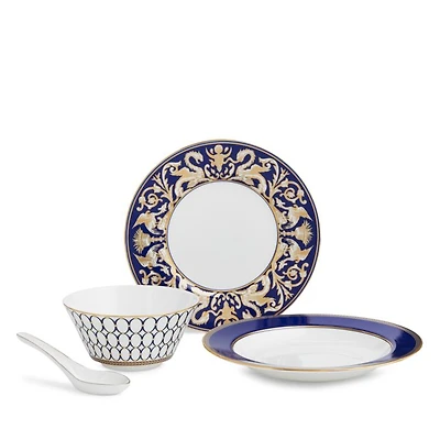 Renaissance Gold Four Piece Place Setting, Set of 2