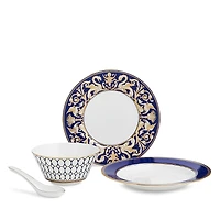Wedgwood Renaissance Gold Four Piece Place Setting, Set of 2