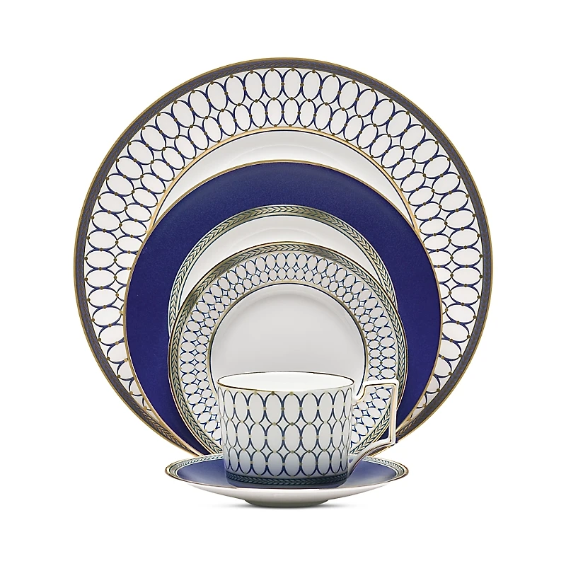 Wedgwood Renaissance Gold 5 Piece Place Setting