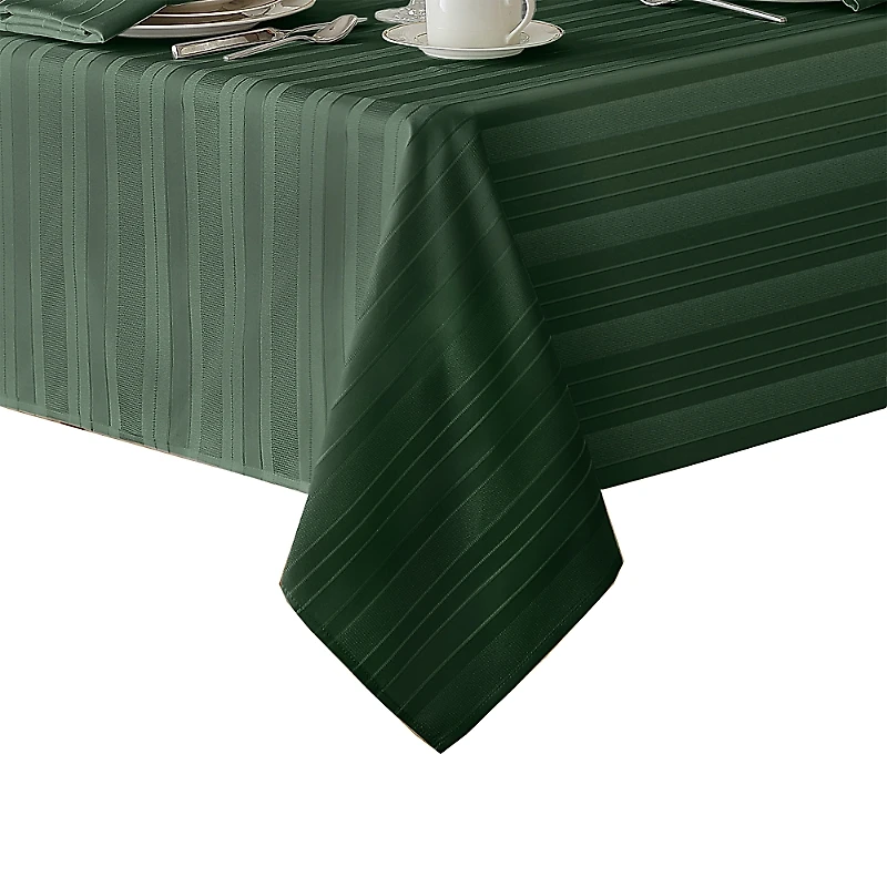 Elrene Denley Stripe Jacquard Tablecloth, 52 x 52